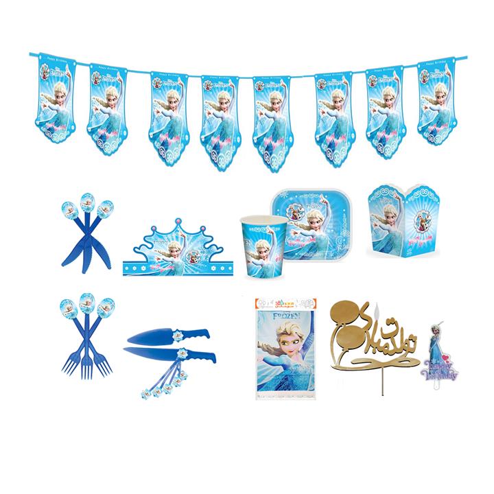 مجموعه 67 عددی تم تولد مدل Frozen کد 097